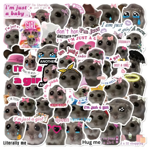 W79 Naklejki STICKER BOMB WLEPY wlepki SMUTNY CHOMIK MEMY 55szt 