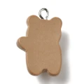 ZAW371 Zawieszka zawieszki z akrylowej żywicy misiu miś bear cute 1szt