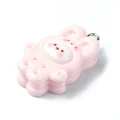 ZAW374 Zawieszka z akrylowej żywicy królik króliczek bunny cute 1szt