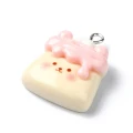 ZAW375 Zawieszka z akrylowej żywicy jellycat kotek babeczka cute 1szt