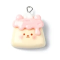 ZAW375 Zawieszka z akrylowej żywicy jellycat kotek babeczka cute 1szt