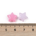 KOK238 Koraliki akrylowe gwiazdki pastelowe CANDY 11mm mix kolorów 20szt
