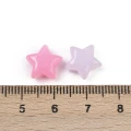 KOK238 Koraliki akrylowe gwiazdki pastelowe CANDY 11mm mix kolorów 20szt