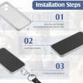 WLA1 Wstawka wkładka lanyard do breloka smyczy telefonu 2szt