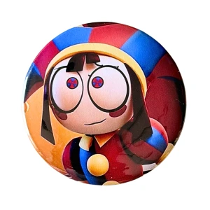 PRZ113 Przypinka button badzik Pomni Digital Circus 58mm L