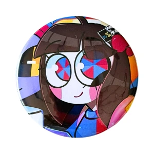 PRZ115 Przypinka button badzik Pomni Digital Circus 58mm L