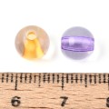 KOK241 Koraliki akrylowe kulki kule przezroczyste kolorowe środki 8mm 20szt