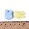 Koraliki akrylowe króliczki głowa królik bunny mix