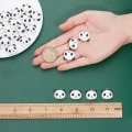 Zawieszka z żywicy akrylowej panda misiu głowa pandy