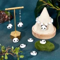 Zawieszka z żywicy akrylowej panda misiu głowa pandy
