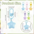 breloki breloczek GWIAZDKA gwiazda kawaii zestaw 5 sztuk