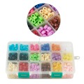 Zestaw koralików kandi oponki akryl 9mm bransoletki pony beads 600szt