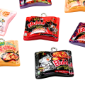 ZAW397 Zawieszki z żywicy zupka zupa danie buldak 5szt. mix