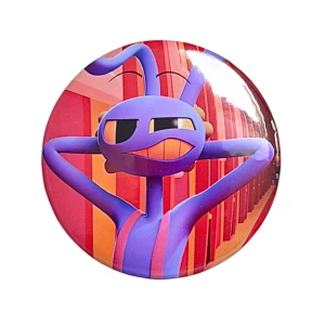PRZ123 Przypinka button badzik Jax Digital Circus 58mm L