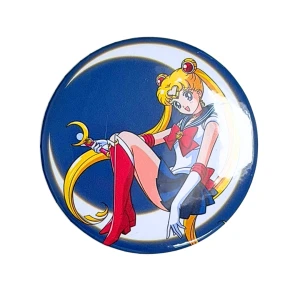 PRZ130 Przypinka button badzik Sailor Moon Czarodziejka z księżyca 58mm