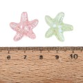 KOK252 Koraliki rozgwiazda 18mm morskie ocean opalizujące 20szt mix