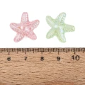 KOK252 Koraliki rozgwiazda 18mm morskie ocean opalizujące 20szt mix