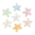 KOK252 Koraliki rozgwiazda 18mm morskie ocean opalizujące 20szt mix