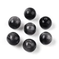 Koraliki Galaxy mieniące kocie oko OPALIZUJĄCE czarne 8mm 10szt