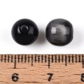 Koraliki Galaxy mieniące kocie oko OPALIZUJĄCE czarne 8mm 10szt