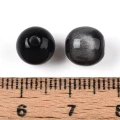 Koraliki Galaxy mieniące kocie oko OPALIZUJĄCE czarne 8mm 10szt