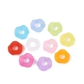 Koraliki dysk twist kwiatuszek fala przekładka frosted 9mm 30szt mix kolor