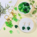Zestaw koraliki zawieszki akrylowe listeczki LISTKI 9 rodzajów 270szt box