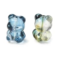 koraliki szklane MIŚ misie teddy bear ombre mix 5szt 22mm