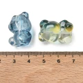 koraliki szklane MIŚ misie teddy bear ombre mix 5szt 22mm