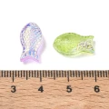 Koraliki szklane RYBKA rybki RYBY opalizujące mix pastelowe