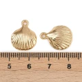 Zawieszki metalowe morskie MUSZLA ocean muszelki złote