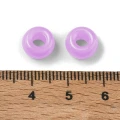 Koraliki oponki akryl 9mm kandi pony bead fioletowy perłowy liliowy 20szt