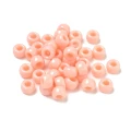 Koraliki oponki akryl 9mm kandi pony bead brzoskwiniowy łososiowy 20szt