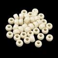 Koraliki oponki 9mm kandi pony bead ecru kremowy