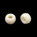 Koraliki oponki 9mm kandi pony bead ecru kremowy