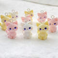ZAW408 Zawieszki żywica jelly cat kotki kotek figurki cute miks 3szt