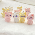 ZAW408 Zawieszki żywica jelly cat kotki kotek figurki cute miks 3szt