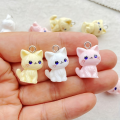ZAW408 Zawieszki żywica jelly cat kotki kotek figurki cute miks 3szt
