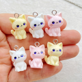 ZAW408 Zawieszki żywica jelly cat kotki kotek figurki cute miks 3szt