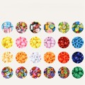 Zestaw koralików pony beads kandi, literki i fimo 500szt