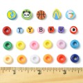 Zestaw koralików pony beads kandi, literki i fimo 500szt