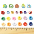 Zestaw koralików pony beads kandi, literki i fimo 500szt