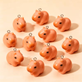 ZAW414 Zawieszki żywica jelly cat kapibara kapibary figurka cute 1szt