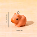 ZAW414 Zawieszki żywica jelly cat kapibara kapibary figurka cute 1szt