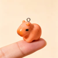 ZAW414 Zawieszki żywica jelly cat kapibara kapibary figurka cute 1szt
