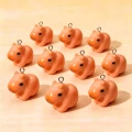 ZAW414 Zawieszki żywica jelly cat kapibara kapibary figurka cute 1szt