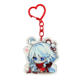 BHM86 Brelok breloczek akrylowy HM świąteczna Furina chibi z Genshin Impact
