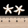 AKR14 Koraliki akrylowe morskie ocean rozgwiazda imitacja kamienia 10szt