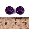 KOP166 Koraliki oponki 9mm kandi pony bead ciemny fiolet brokat 20szt