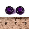 KOP166 Koraliki oponki 9mm kandi pony bead ciemny fiolet brokat 20szt
